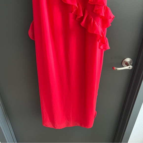 House of CB Red Ruffle Maxi Dress - Picture 15 of 16